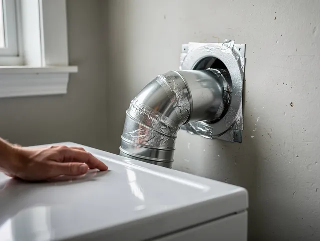 New Britain Dryer Vent Cleaning expert performing professional dryer vent repair and installation in New Britain